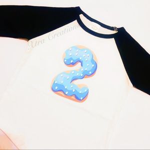 Donut birthday shirt - Baseball Tee